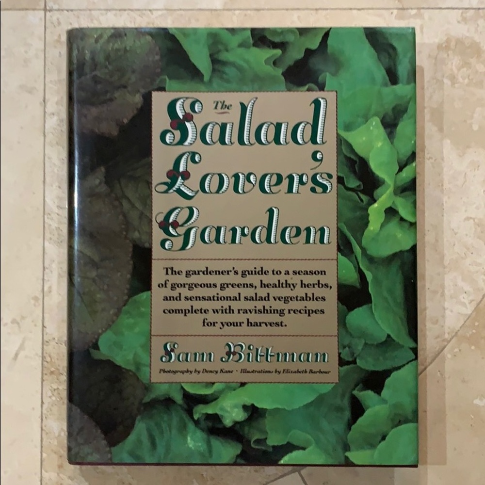 The Salad Lovers Garden Hard Cover Book